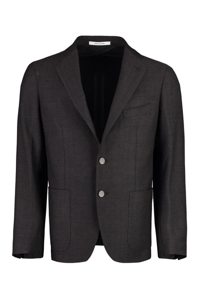 Tagliatore Tailored Single-breasted Suit Jacket In Brown