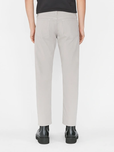 Shop Frame L'homme Slim Twill Jeans In Gray