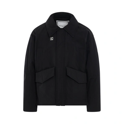 Shop Wooyoungmi Collared Down Jacket