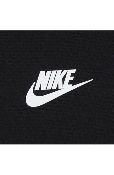 Nike Kids' Swoosh Long Sleeve Tee & Fleece Joggers Set In Black