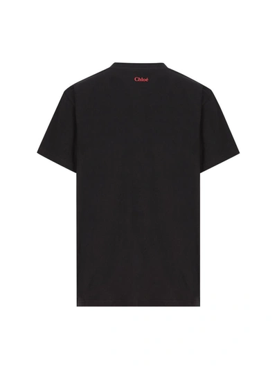 Shop Chloé T-shirts And Polos In Black