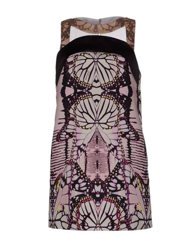 Just Cavalli Short Dress In Deep Purple