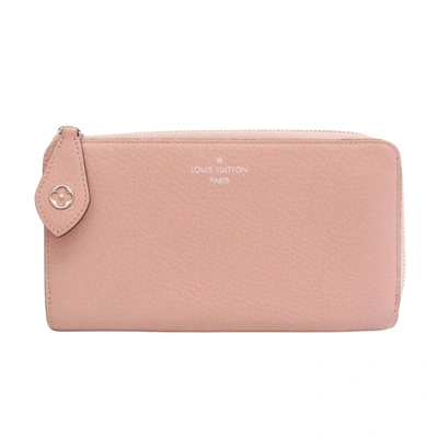 Pre-owned Louis Vuitton Comete Leather Wallet () In Pink