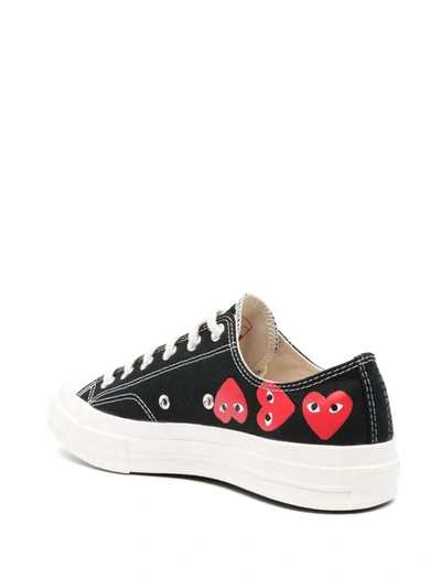 Shop Comme Des Garçons Chuck Taylor Low-top Sneakers In Black