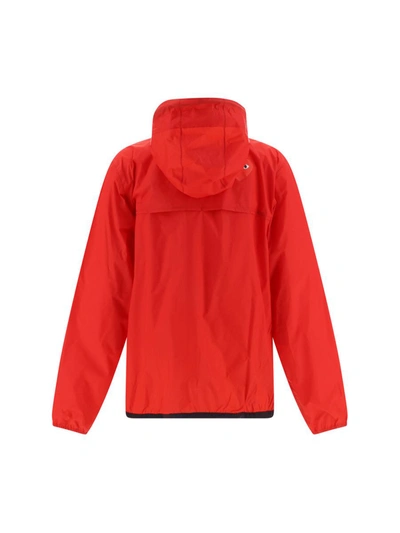 Shop Comme Des Garçons Play Jackets In Red