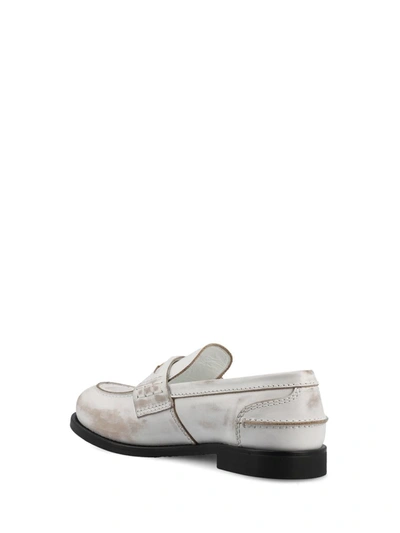 Shop Miu Miu Flat Shoes In White
