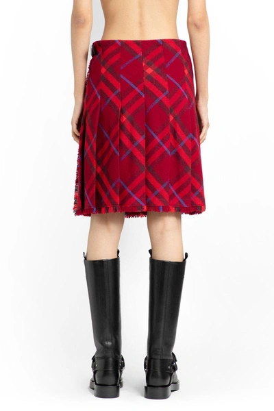 Shop Burberry Skirts In Multicolor