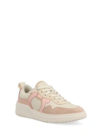 Shop Ferragamo Salvatore  Sneakers In Pink