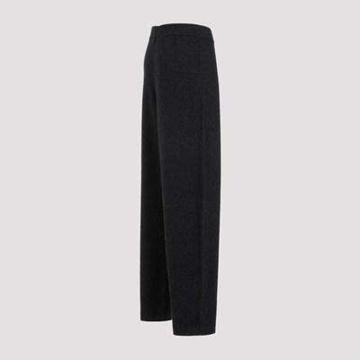 Shop Lemaire Soft Curved Pants In Grey