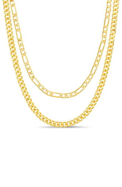 Shop Paige Harper Layered Chain Necklace In Gold