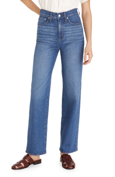 Shop Madewell The Perfect Vintage Wide Leg Jeans In Fairfox Wash