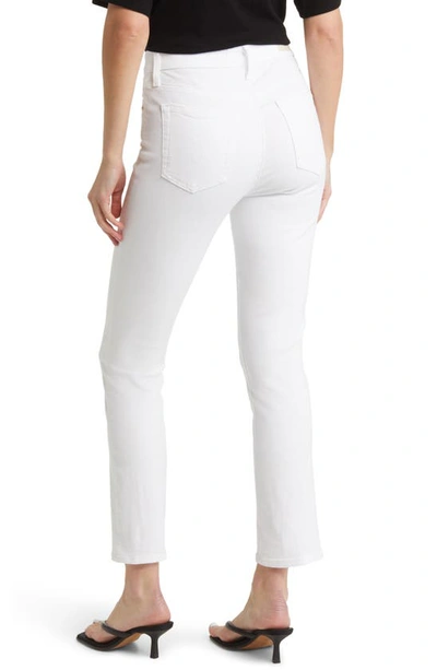 Ag Mari High Waist Crop Jeans In Aesthetic White