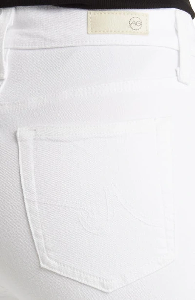 Ag Mari High Waist Crop Jeans In Aesthetic White