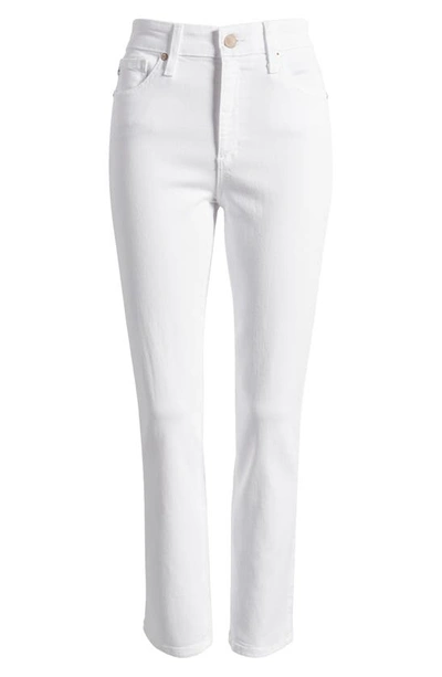 Ag Mari High Waist Crop Jeans In Aesthetic White