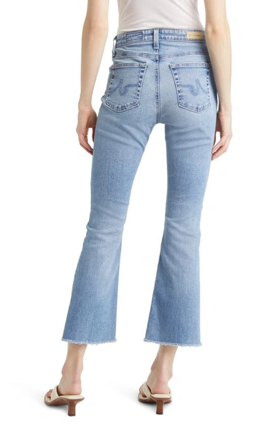 Shop Ag Farrah High Waist Crop Bootcut Jeans In 16 Years Soft Shore