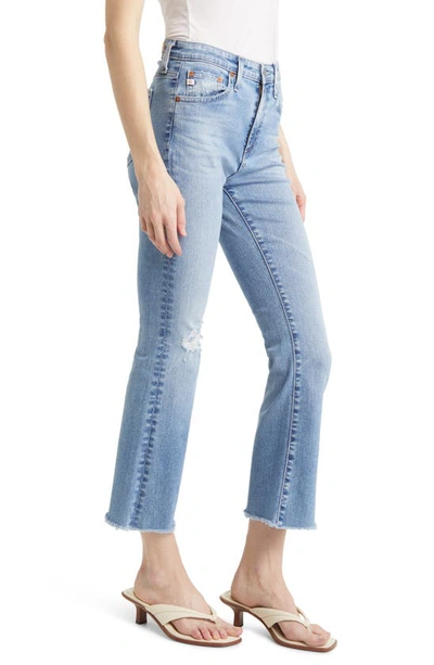 Ag Farrah High Waist Crop Bootcut Jeans In 16 Years Soft Shore