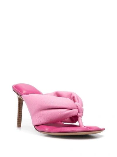 Shop Jacquemus Sandals In Pink