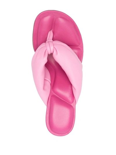 Shop Jacquemus Sandals In Pink