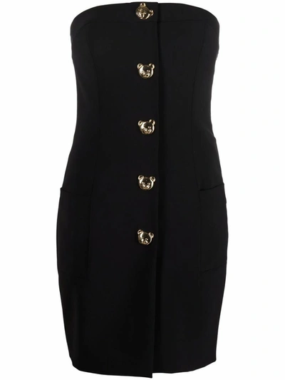 Shop Moschino Dresses In Black