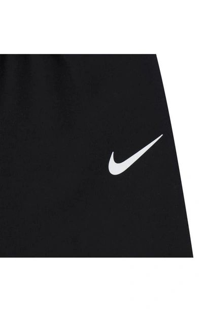 Nike Kids' Swoosh Long Sleeve Tee & Joggers Set In Black