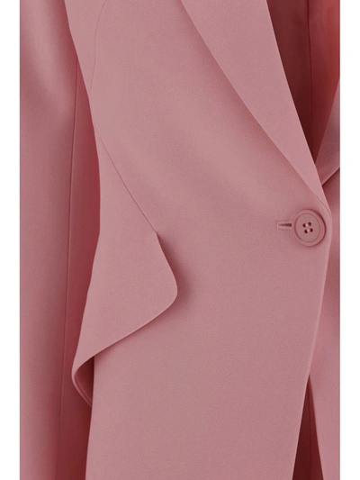 Shop Alexander Mcqueen Blazers & Vests In Pale Pink