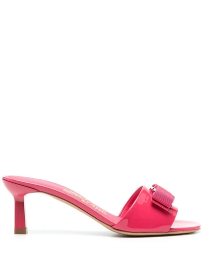 Shop Ferragamo Sandals In Pink