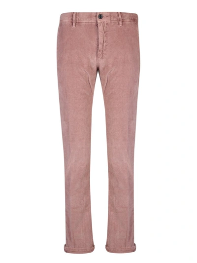 Shop Incotex Trousers In Pink