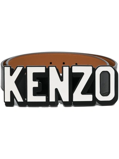 Shop Kenzo Belts In Black