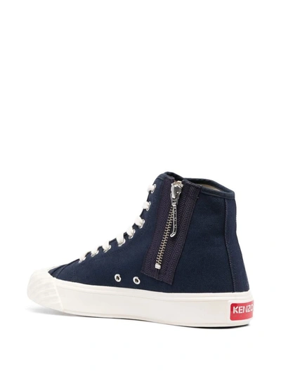 Shop Kenzo Sneakers In Blue