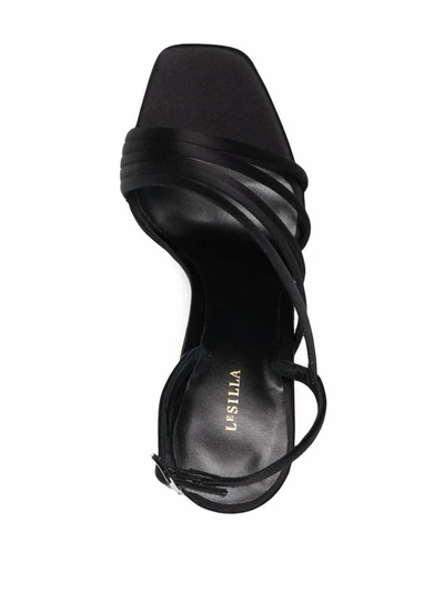 Shop Le Silla Sandals In Black