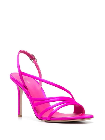 Le Silla 100mm Stiletto Heel Open Toe Sandals In Bougainvillea