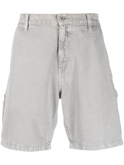 Shop Moschino Shorts In Grey