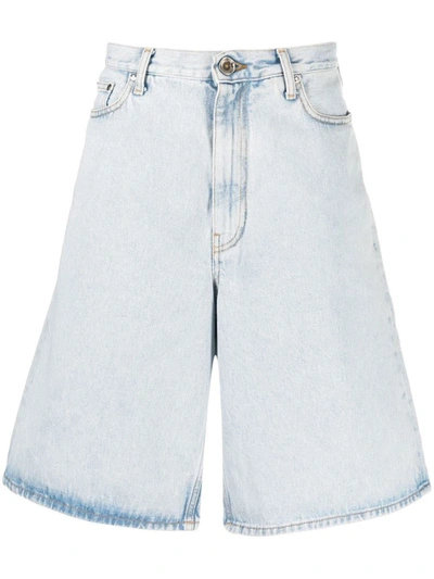 Shop Off-white Shorts In Blue