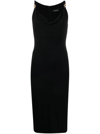 Shop Versace Dresses In Black