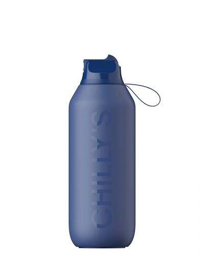 Shop Chilly's Series 2 Flip Water Bottle 500ml In Blue