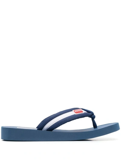 Shop Kenzo Sandals In Blue