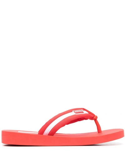 Shop Kenzo Sandals In Red
