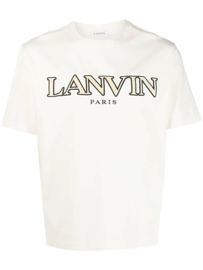Shop Lanvin T-shirts And Polos In Milk