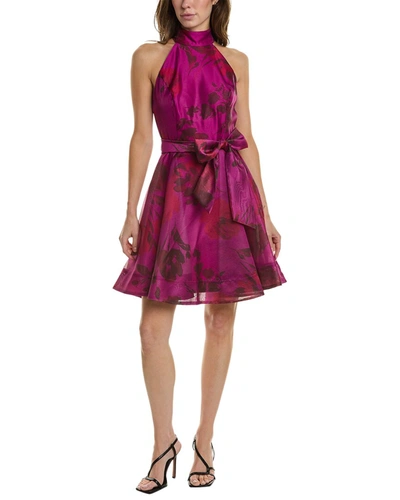 Shop Taylor Organza Dress In Red