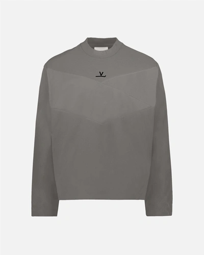 Shop Vuarnet Long Sleeve Technical T-shirt In Grey