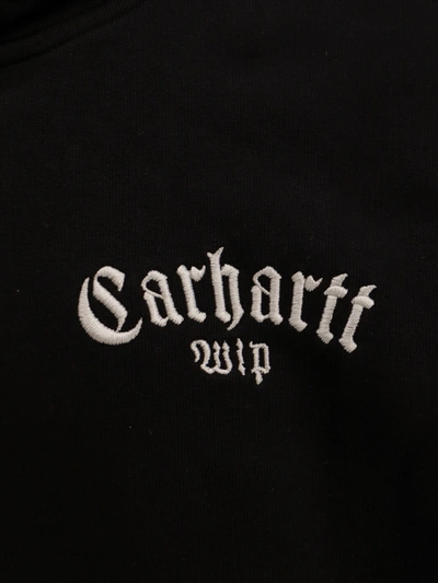 Shop Carhartt Cotton Sweatshirt With Embroidered Logo