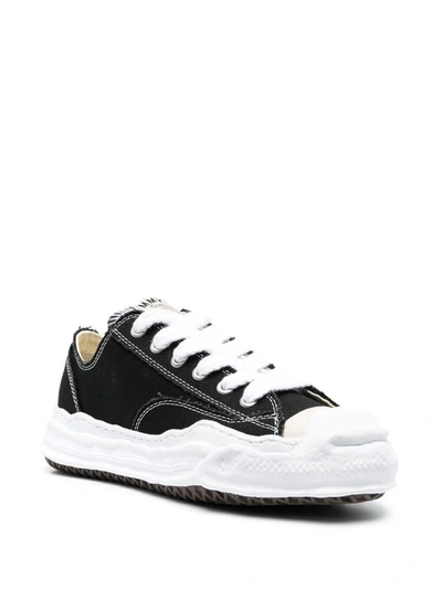 Miharayasuhiro Maison Mihara Yasuhiro Black Peterson Low Sneakers In Canvas In Black