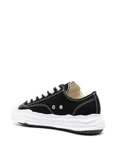 Miharayasuhiro Maison Mihara Yasuhiro Black Peterson Low Sneakers In Canvas In Black