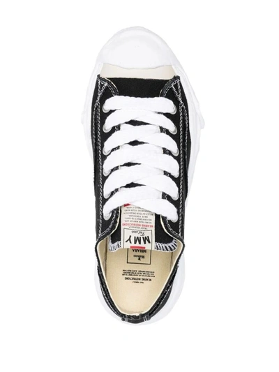 Miharayasuhiro Maison Mihara Yasuhiro Black Peterson Low Sneakers In Canvas In Black
