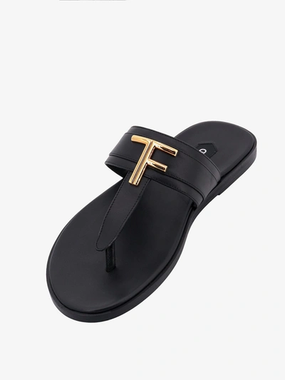 Shop Tom Ford Man Sandals Man Black Sandals