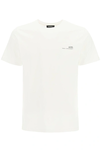 Shop Apc A.p.c. A.p.c. Item 001 Logo Print T Shirt