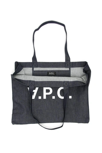 Shop Apc A.p.c. Daniela Denim Tote Bag