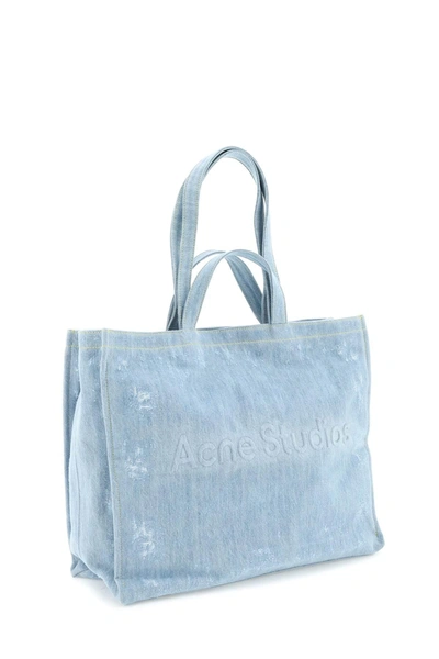 Shop Acne Studios Denim Tote Bag