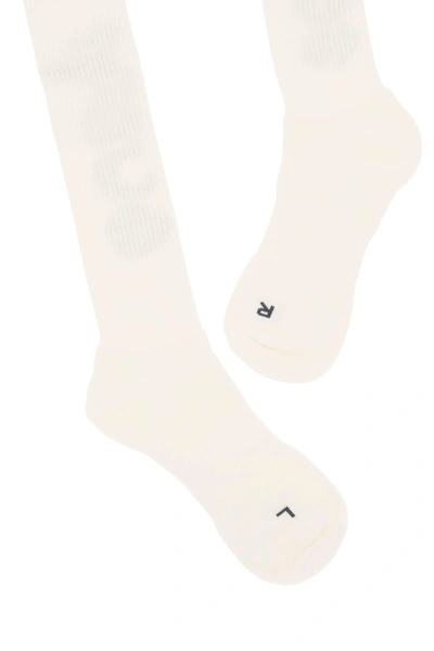 Shop Acne Studios Long Sport Socks With Logo