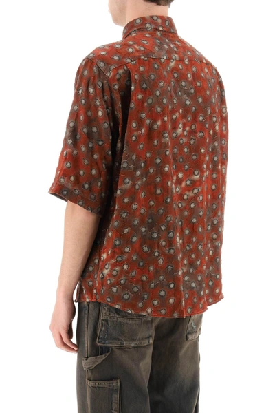 Shop Acne Studios Short Sleeved Jacquard Shirt